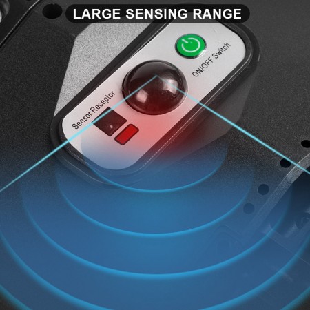 Lampione led stradale solare sensore di movimento faro staffa telecomando IP65