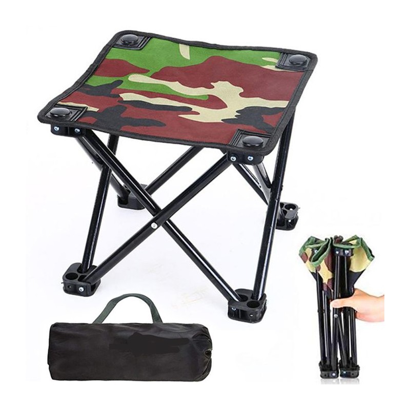 Sedia seggiolino portatile pieghevole da campeggio pesca caccia camping sacca