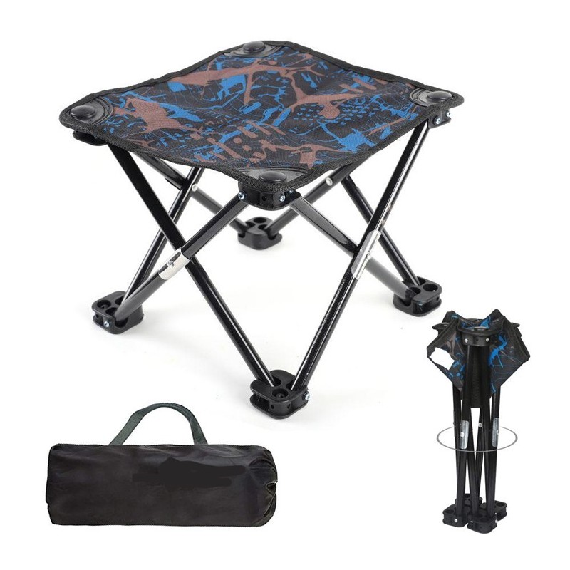Sedia seggiolino pieghevole da campeggio pesca caccia camping portatile sacca