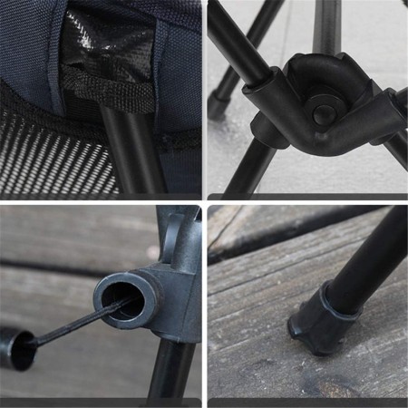 Sedia pieghevole da campeggio con borsa portatile pesca caccia spiaggia esterno