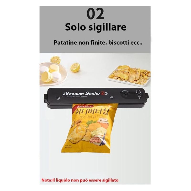 - Senza marca/Generico - Macchina professionale per sottovuoto + 10...