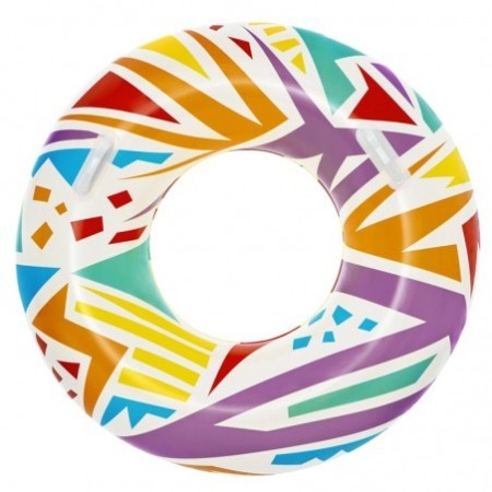 Ciambella gonfiabile con stampa retrò per piscina mare salvagente 107 cm Bestway