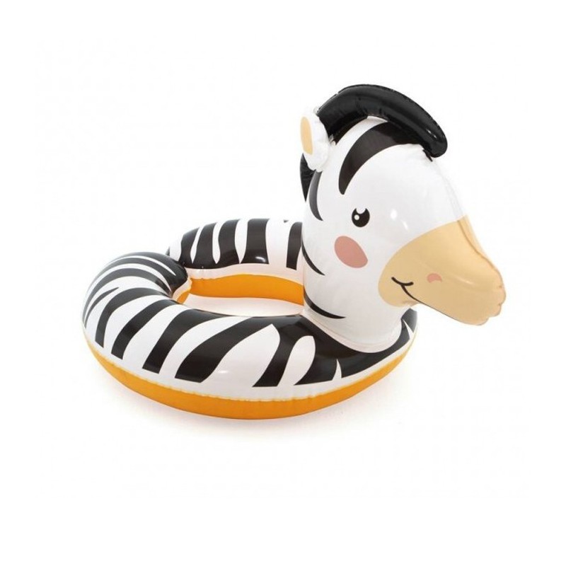 Ciambella Gonfiabile Salvagente Animale Zebra 56x51cm