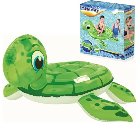 Materassino Gonfiabile Stampa tartaruga Mare Piscina 140x140cm Bestway bambini