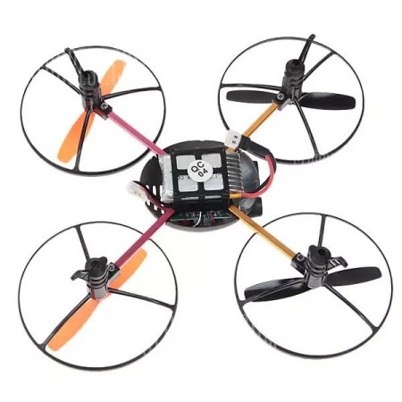 Drone no.6044 quadrirotore motore quattro eliche UFO rediocomandato batteria