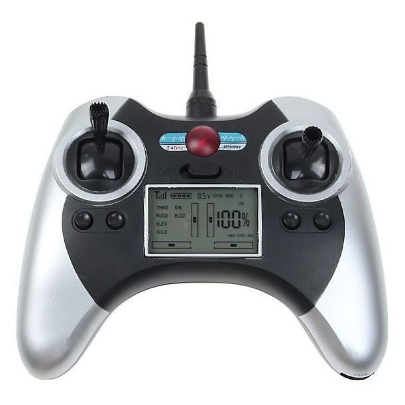 Drone no.6044 quadrirotore motore quattro eliche UFO rediocomandato batteria