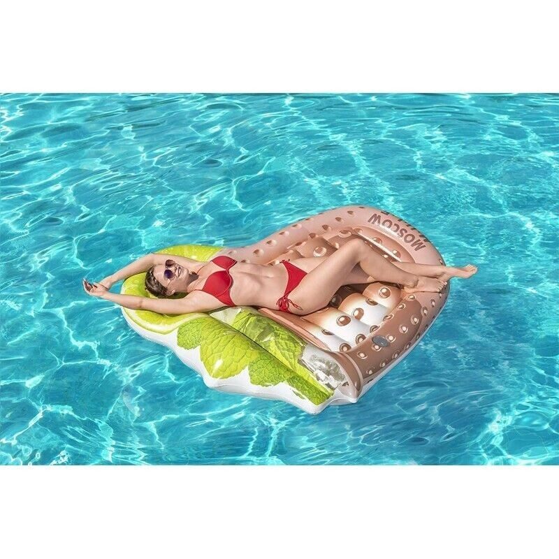 Bestway Materassino Gonfiabile Stampa Moscow Mule Mare Piscina 173x...