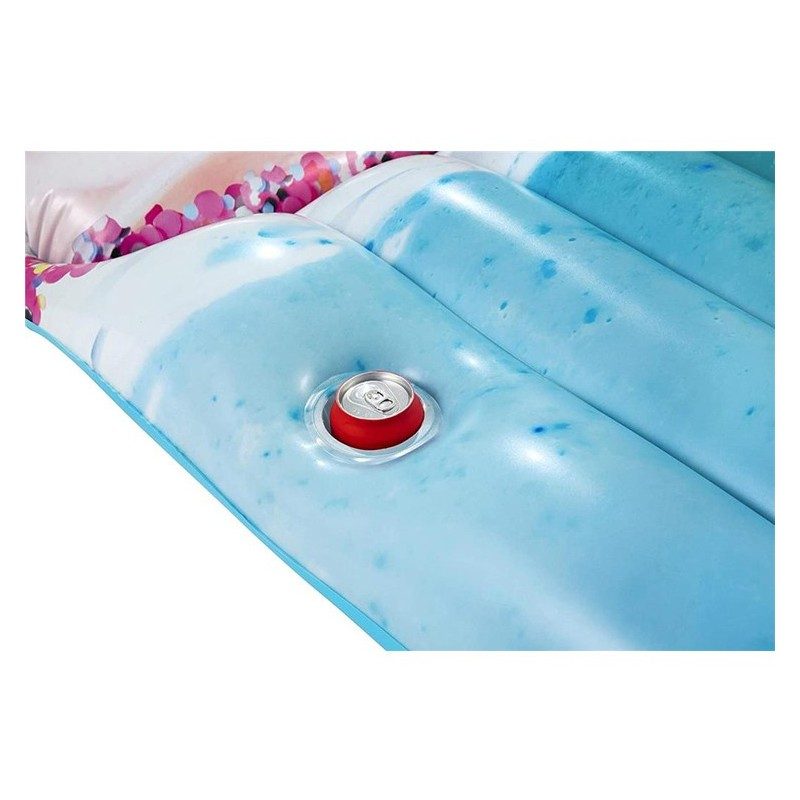 Bestway Materassino Gonfiabile stampa frappè Mare Piscina 185x99cm ...