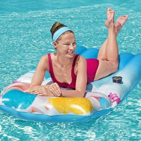 Materassino Gonfiabile stampa frappè Mare Piscina 185x99cm Bestway spiaggia