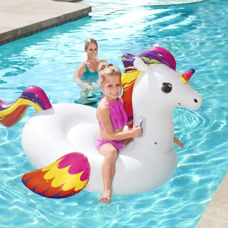 Materassino Unicorno Gonfiabile Galleggiante Gigante mare piscina 155x119 cm