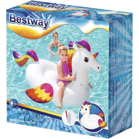 Materassino Unicorno Gonfiabile Galleggiante Gigante mare piscina 155x119 cm