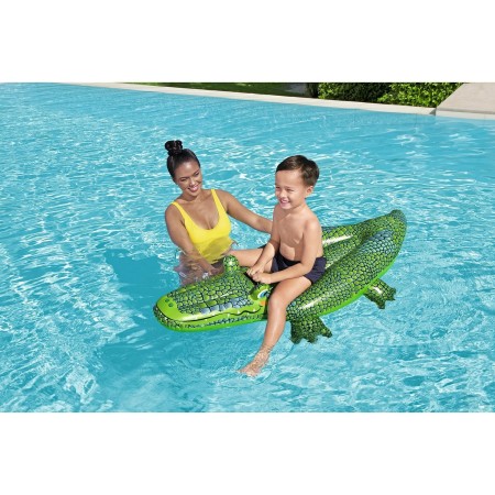 Coccodrillo Cavalcabile Gioco Gonfiabile Bambini 152x71cm mare piscina Bestway