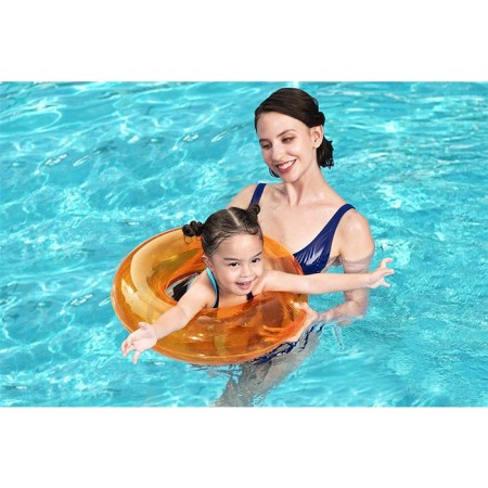 Salvagente ciambella gonfiabile trasparente mare piscina 51cm Bestway 2 PEZZI