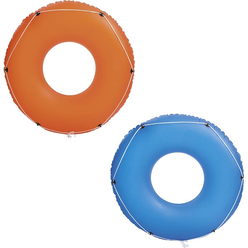 Ciambella Salvagente Gonfiabile con Corda 119cm Bestway per Bambini piscina mare