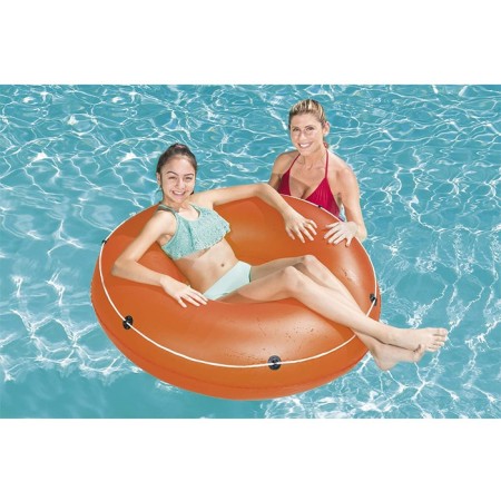 Ciambella Salvagente Gonfiabile con Corda 119cm Bestway per Bambini piscina mare