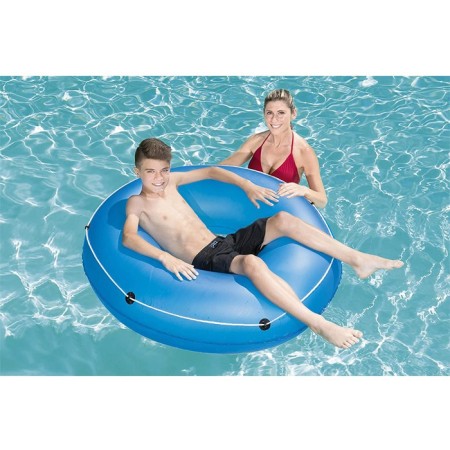 Ciambella Salvagente Gonfiabile con Corda 119cm Bestway per Bambini piscina mare
