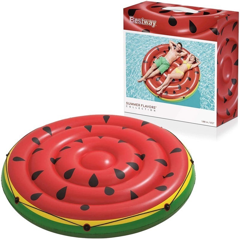 Materassino Gonfiabile fashion anguria Mare Piscina 174x89cm Bestway bambini