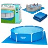 Bestway Telo Inferiore per Fondo Piscine Fuoriterra Tappeto Base So...