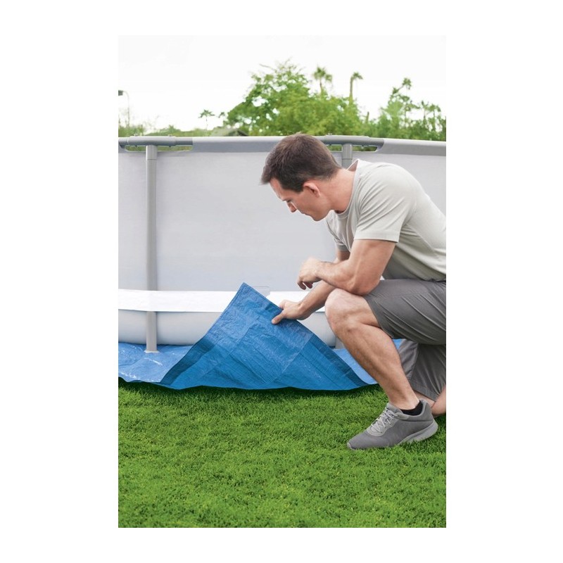 Bestway Telo Inferiore per Fondo Piscine Fuoriterra Tappeto Base So...