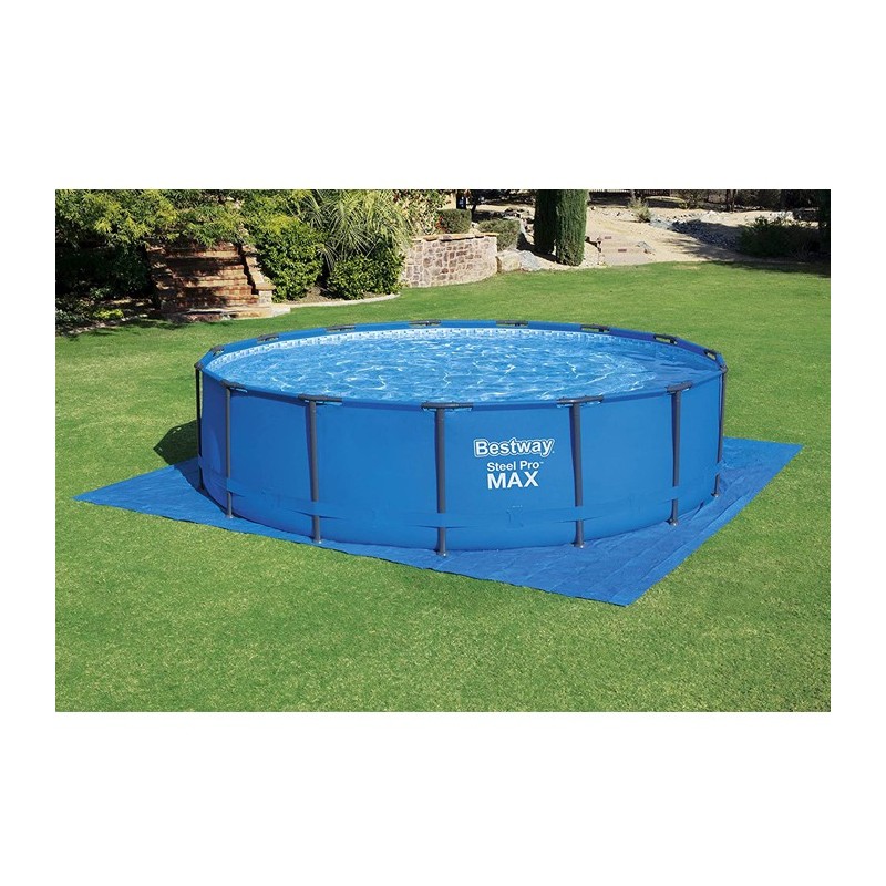 Bestway Telo Inferiore per Fondo Piscine Fuoriterra Tappeto Base So...