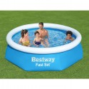 Piscina Fuori Terra Bestway 2,44mx61cm da Giardino bambini fast set tonda in PVC