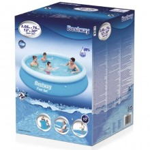 Piscina Fuori Terra Bestway 366x76cm da Giardino bambini fast set tonda in PVC