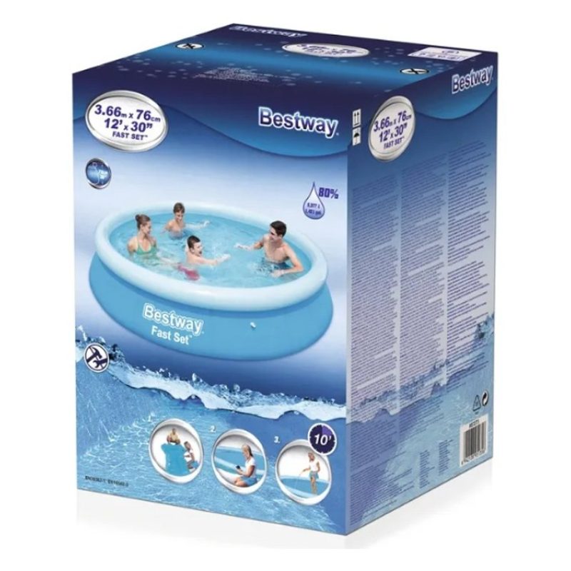 Bestway Piscina Fuori Terra Bestway 366x76cm da Giardino bambini fa...