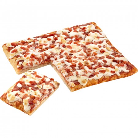 Teglia rettangolare da forno 37x60 cm pizza in latta multiuso manici focaccia