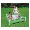 Bestway Piscina quadrata FuoriTerra da Giardino bambini 122x122x30,...