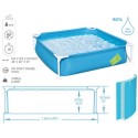 Piscina quadrata FuoriTerra da Giardino bambini 122x122x30,5cm Bestway esterno