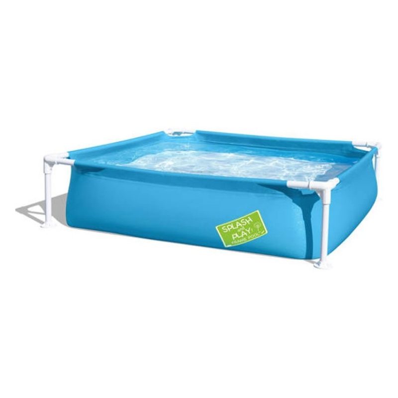 Bestway Piscina quadrata FuoriTerra da Giardino bambini 122x122x30,...