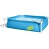 Bestway Piscina quadrata FuoriTerra da Giardino bambini 122x122x30,...