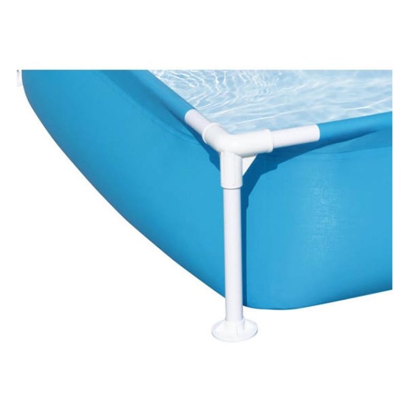 Bestway Piscina quadrata FuoriTerra da Giardino bambini 122x122x30,...