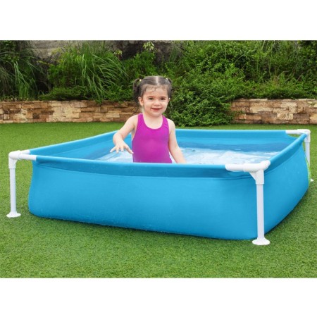 Piscina quadrata FuoriTerra da Giardino bambini 122x122x30,5cm Bestway esterno