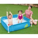 Piscina quadrata FuoriTerra da Giardino bambini 122x122x30,5cm Bestway esterno