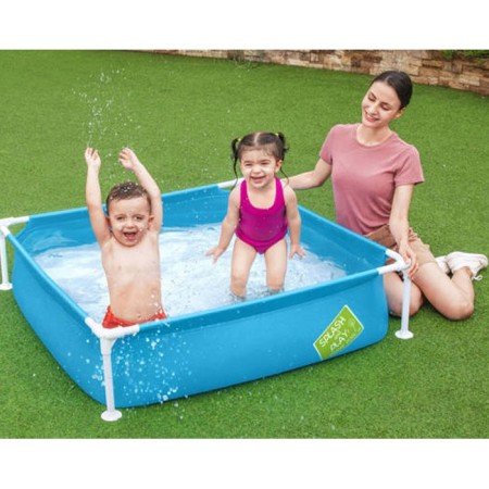 Piscina quadrata FuoriTerra da Giardino bambini 122x122x30,5cm Bestway esterno