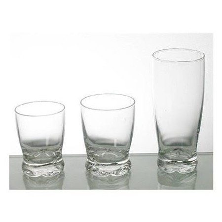 Set 3 pz Bicchiere acqua Bormioli Madison da 24 cl in vetro uso quotidiano vino