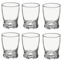 Set 6 pz Bicchiere acqua Bormioli Madison da 24 cl in vetro uso quotidiano vino