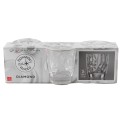 Set 3 Bicchieri Rocco Bormioli Diamond Acqua Cl 30,5 Bicchieri vetro Trasparente