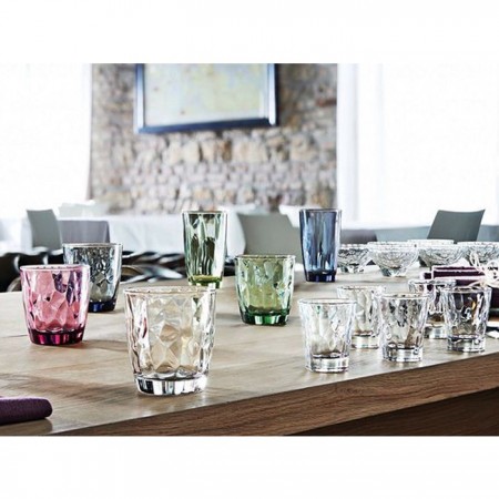 Set 6 Bicchieri Rocco Bormioli Diamond Acqua Cl 30,5 Bicchieri vetro Trasparente