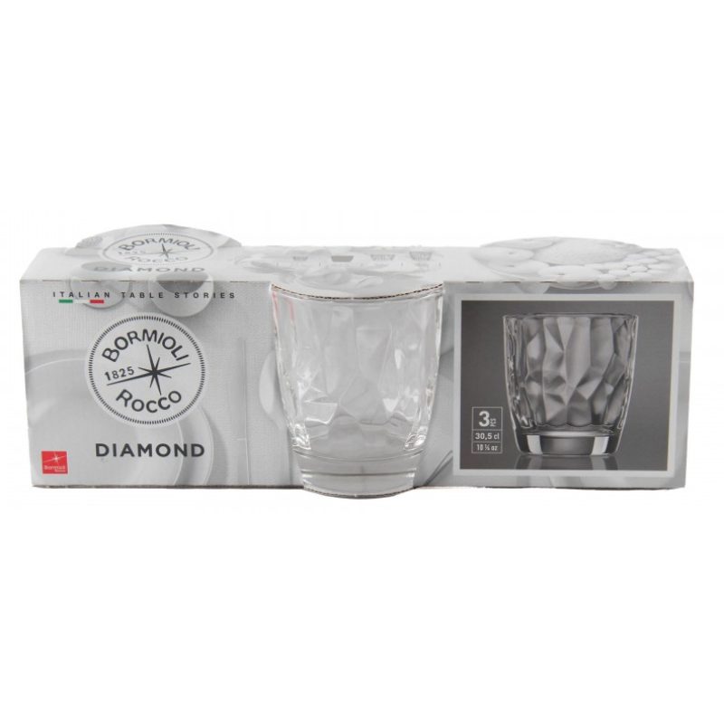 Bormioli Rocco Set 6 Bicchieri Rocco Bormioli Diamond Acqua Cl 30,5...
