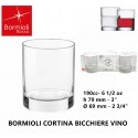 Bormioli Rocco Cortina 19,5 cl bicchieri da acqua vino in vetro 3 pezzi bevande