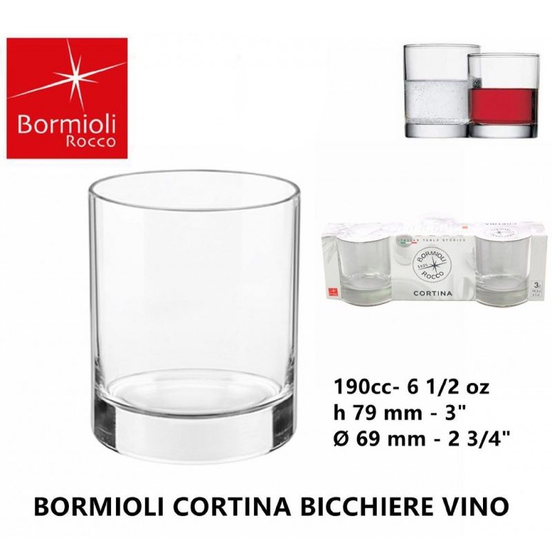 Bormioli Rocco Bormioli Rocco Cortina 19,5 cl bicchieri da acqua vi...