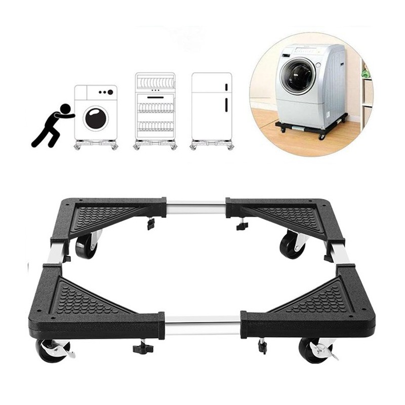Base supporto per frigo con ruote base frigorifero lavatrice mobile regolabile