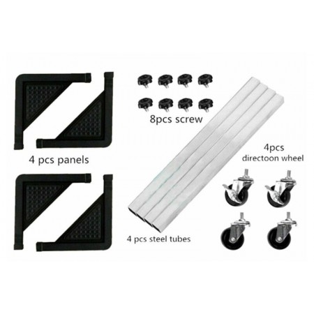 Base supporto per frigo con ruote base frigorifero lavatrice mobile regolabile