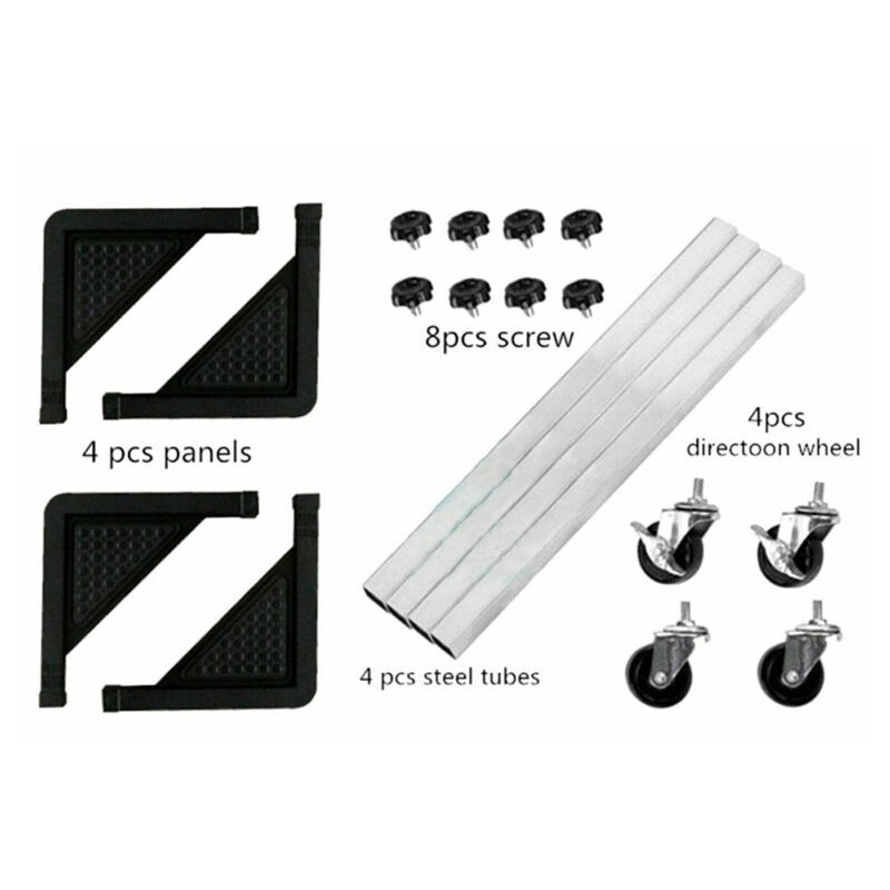 Base supporto per frigo con ruote base frigorifero lavatrice mobile...