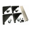 Base supporto per frigo con ruote base frigorifero lavatrice mobile...