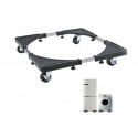 Base supporto per frigo con ruote base frigorifero lavatrice mobile regolabile