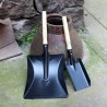 Pala quadrata raccolta di carbone cenere giardino barbecue 44x20 cm...