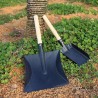 Pala quadrata raccolta di carbone cenere giardino barbecue 44x20 cm...